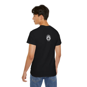 Elusiv unisex Black Ultra Cotton Tee - Signature Black Buddha logo