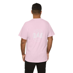 3 Buddha Design Pink Heavy Cotton Tee