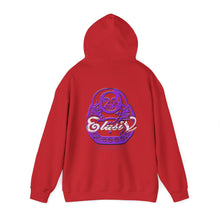 Load image into Gallery viewer, Signature &quot;Happy Buddha&quot; Purple Logo  - Hooded Sweatshirt