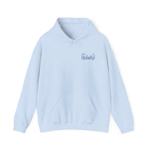 Signature "Happy Buddha" Blue Logo  - Hooded Sweatshirt