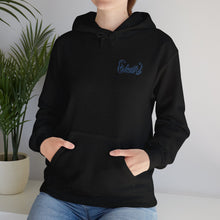 Load image into Gallery viewer, Signature &quot;Happy Buddha&quot; Blue Logo  - Hooded Sweatshirt