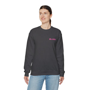 Grey Contrast Lite Grape Crewneck Sweatshirt