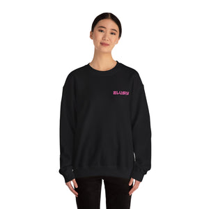 Black Contrast Lite Grape Crewneck Sweatshirt