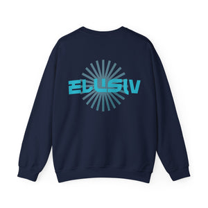 Navy Contrast Lite Blue Crewneck Sweatshirt