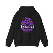 Load image into Gallery viewer, Signature &quot;Happy Buddha&quot; Purple Logo  - Hooded Sweatshirt