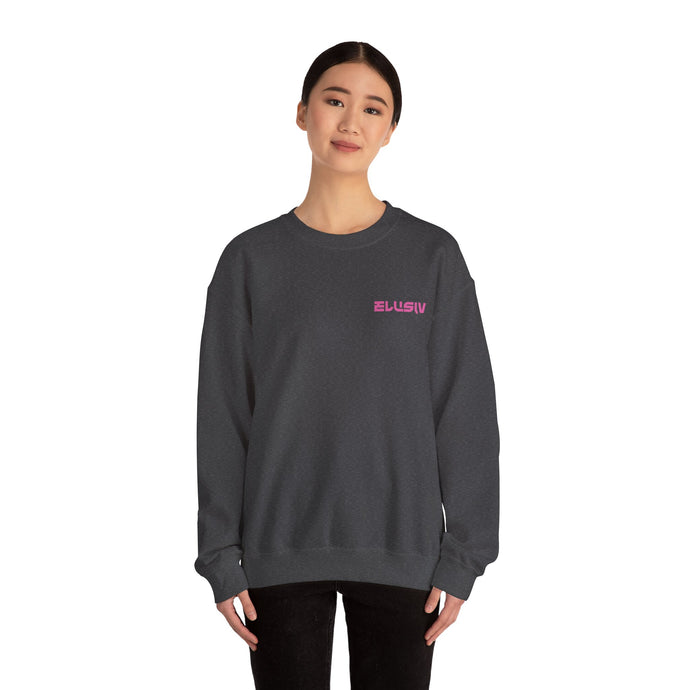 Grey Contrast Lite Grape Crewneck Sweatshirt