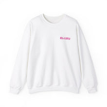 Load image into Gallery viewer, White Contrast Lite Grape Crewneck Sweatshirt