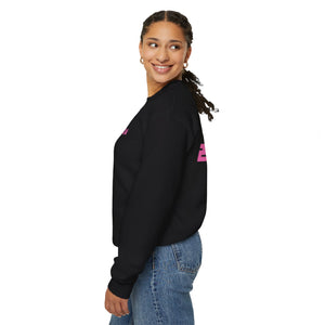 Black Contrast Lite Grape Crewneck Sweatshirt