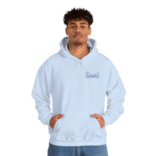 Load image into Gallery viewer, Signature &quot;Happy Buddha&quot; Blue Logo  - Hooded Sweatshirt