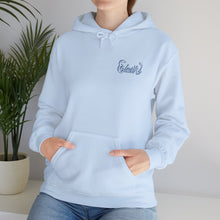 Load image into Gallery viewer, Signature &quot;Happy Buddha&quot; Blue Logo  - Hooded Sweatshirt