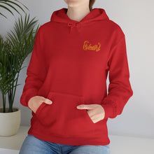 Load image into Gallery viewer, Signature &quot;Happy Buddha&quot; Yellow Logo  - Hooded Sweatshirt