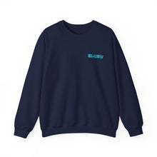 Load image into Gallery viewer, Navy Contrast Lite Blue Crewneck Sweatshirt