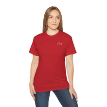 Load image into Gallery viewer, Elusiv unisex Red Ultra Cotton Tee - Signature Black Buddha logo