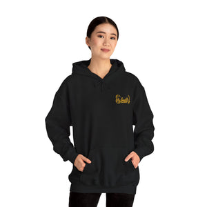 Signature "Happy Buddha" Yellow Logo  - Hooded Sweatshirt