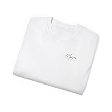 Load image into Gallery viewer, Elusiv unisex White Ultra Cotton Tee - Signature Black Buddha logo