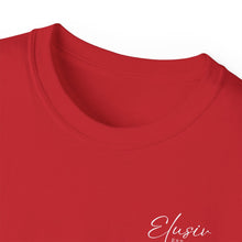 Load image into Gallery viewer, Elusiv unisex Red Ultra Cotton Tee - Signature Black Buddha logo