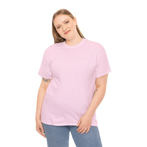 3 Buddha Design Pink Heavy Cotton Tee