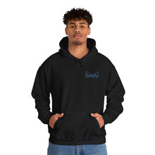 Load image into Gallery viewer, Signature &quot;Happy Buddha&quot; Blue Logo  - Hooded Sweatshirt