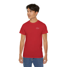 Load image into Gallery viewer, Elusiv unisex Red Ultra Cotton Tee - Signature Black Buddha logo