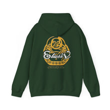 Load image into Gallery viewer, Signature &quot;Happy Buddha&quot; Yellow Logo  - Hooded Sweatshirt