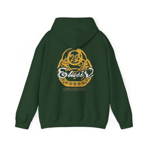 Signature "Happy Buddha" Yellow Logo  - Hooded Sweatshirt