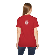 Load image into Gallery viewer, Elusiv unisex Red Ultra Cotton Tee - Signature Black Buddha logo