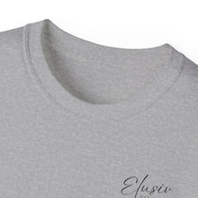 Load image into Gallery viewer, Elusiv unisex Grey Ultra Cotton Tee - Signature Black Buddha logo