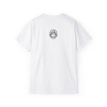 Load image into Gallery viewer, Elusiv unisex White Ultra Cotton Tee - Signature Black Buddha logo