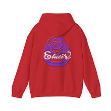 Load image into Gallery viewer, Signature &quot;Happy Buddha&quot; Purple Logo  - Hooded Sweatshirt