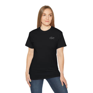 Elusiv unisex Black Ultra Cotton Tee - Signature Black Buddha logo