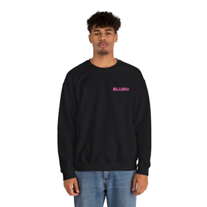 Black Contrast Lite Grape Crewneck Sweatshirt