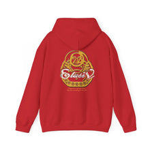 Load image into Gallery viewer, Signature &quot;Happy Buddha&quot; Yellow Logo  - Hooded Sweatshirt