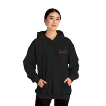 Load image into Gallery viewer, Signature &quot;Happy Buddha&quot; Purple Logo  - Hooded Sweatshirt