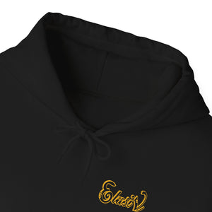 Signature "Happy Buddha" Yellow Logo  - Hooded Sweatshirt