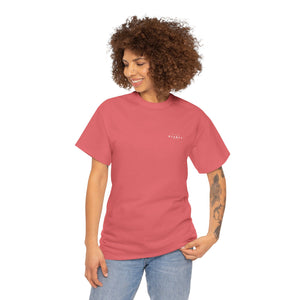 3 Buddha Design Coral Heavy Cotton Tee