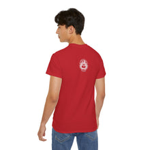 Load image into Gallery viewer, Elusiv unisex Red Ultra Cotton Tee - Signature Black Buddha logo