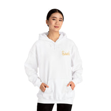 Load image into Gallery viewer, Signature &quot;Happy Buddha&quot; Yellow Logo  - Hooded Sweatshirt