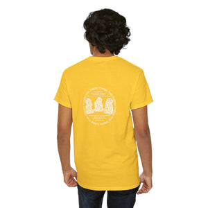 3 Buddha Design Heavy Cotton Tee