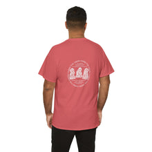 Load image into Gallery viewer, 3 Buddha Design Coral Heavy Cotton Tee