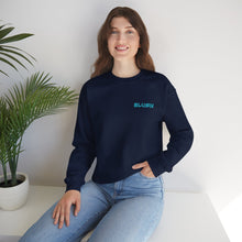 Load image into Gallery viewer, Navy Contrast Lite Blue Crewneck Sweatshirt