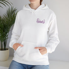 Load image into Gallery viewer, Signature &quot;Happy Buddha&quot; Purple Logo  - Hooded Sweatshirt