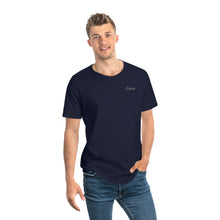 Load image into Gallery viewer, Men&#39;s Jersey Curved Hem Tee Navy/Wht